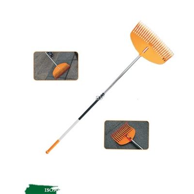 Garden Rake DIY Grade with 23T PBT Plastic Nylon Material and Long Aluminium Handle
