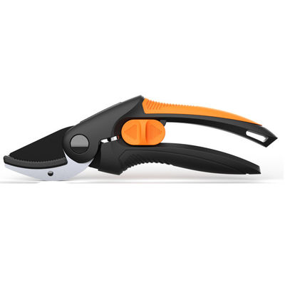 2024 Garden Pruning Shear with Carbon Steel Blade Material and Plastic Sprayed Finishing