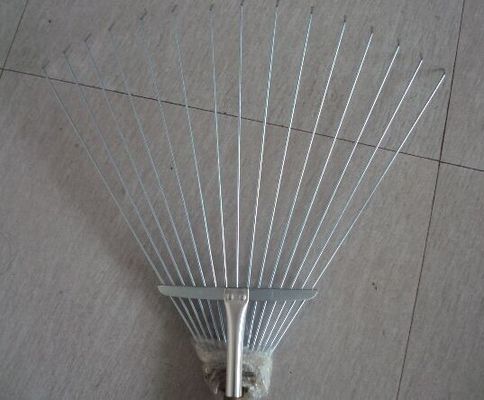 15T Aluminum Handle Adjustable Steel Rake Ideal for DIY Grade Gardening Tasks