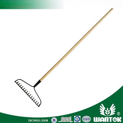 Professional Customized Handle Galvanized Steel Garden Rake Head for Lawn Maintenance