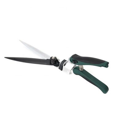 Straight Handle Lawn Edge Shears Carbon Steel Grass Shears for Perfect Grass Cutting