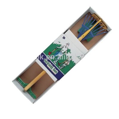10pcs Garden Hand Tools Set with Long Wooden Handle Multifunctional and Customized Support