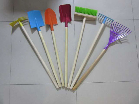 10pcs Garden Hand Tools Set with Long Wooden Handle Multifunctional and Customized Support