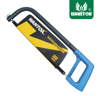 Blue Aluminium Round Tubular Hack Saw Frame for Heavy-Duty Cutting