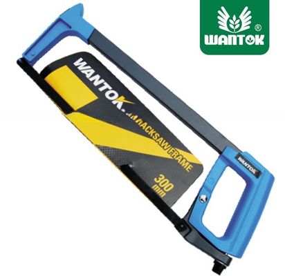 Blue Aluminium Round Tubular Hack Saw Frame for Heavy-Duty Cutting