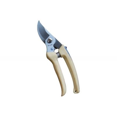 DIY Grade Stainless Steel Pruning Shear featuring Carbon Steel Blade and Plastic Handle