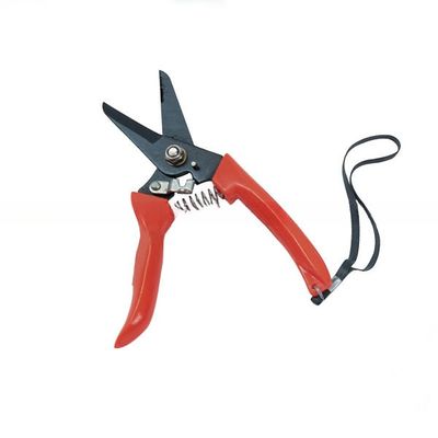 Red 7&quot; SE744 Garden Shear with Plastic Handle Bypass Pruner Type