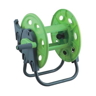 Conveniently-Sized ABS Plastic Garden Hose Reel with Any Color Handle