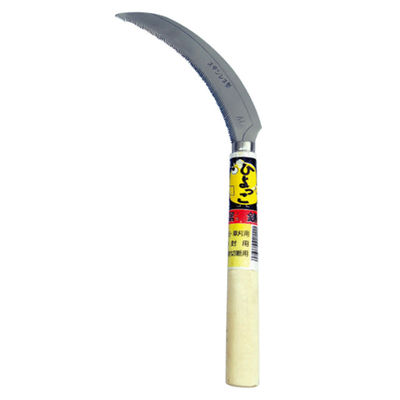 customized support ODM in 2024 6.5&quot; SI206G Stainless blade sickle with wooden handle