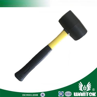 Plastic-Coating Handle Rubber Mallet for DIY Woodworking Grade Projects