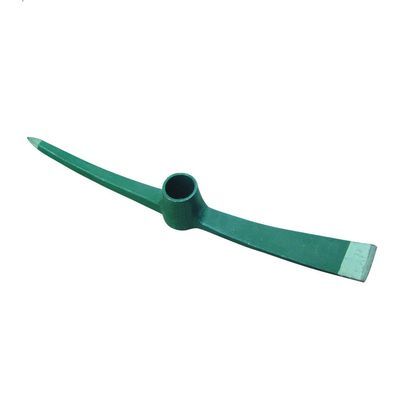 Technics One Piece Drop Forged Grade DIY 2KG P410 Round Eye Pickaxe Mattock Steel Pick