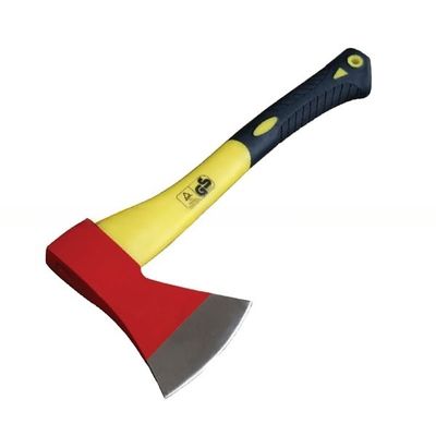 Felling Axe With 900mm Overall Length and Durable Plastic-coating Fiberglass Handle