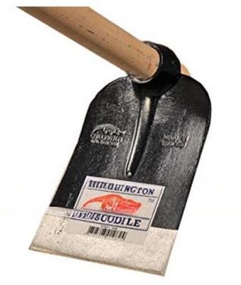 Applying Garden Tools Steel Digging Hoe H818 Forged Hoe Head 6141C Crocodile Hoe