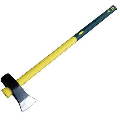 High Carbon Steel A621WHD Forged Splitting Axe with Long Plastic-Coating Handle