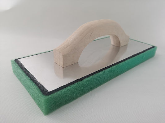 Customized Support Carbon Steel Trowel Popular Foam Trowel with Wooden Handle