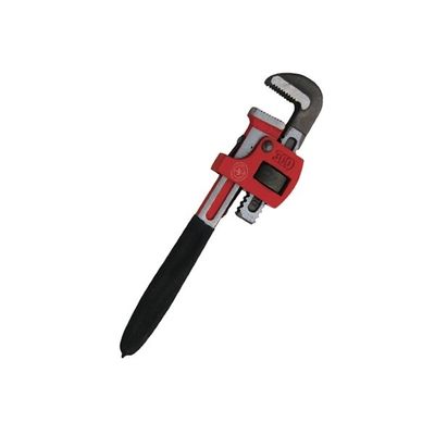 Customized British Type Pipe Wrench with Dipped Handle Max Torque Capacity 200N-m OEM
