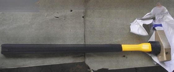 5KG Heavy Splitting Maul Axe with Fiberglass Handle and Splitting Wedge Long Lasting