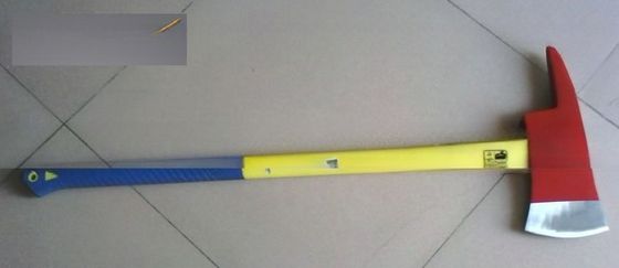 Multi Functional Cutting Firefighter Axe with Plastic Coated Fiberglass Handle