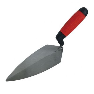 Precise Application 9&quot; Carbon Steel Bricklaying Cement Trowel with Non-Slip Grip