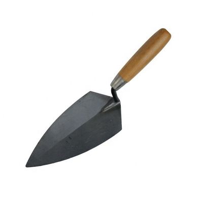 ODM Supported Point Blade Plastering Bricklaying Trowel with Wooden Handle DIY Grade